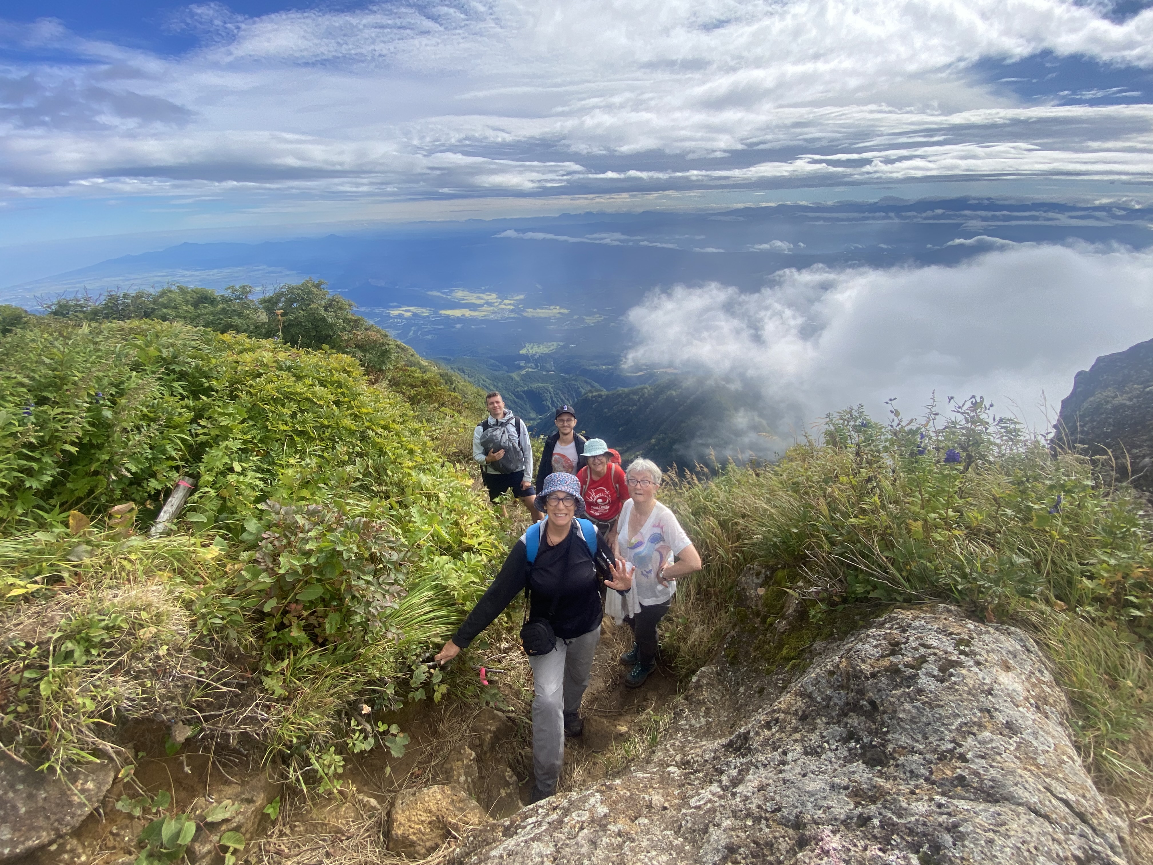 Alpine hiking Japan