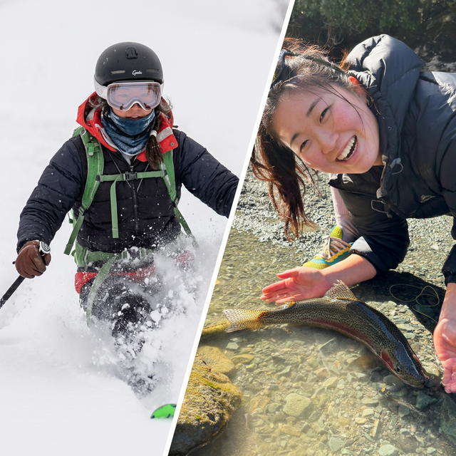 Yu Isogai - skiing in JAPOW powder and fishing in Japan